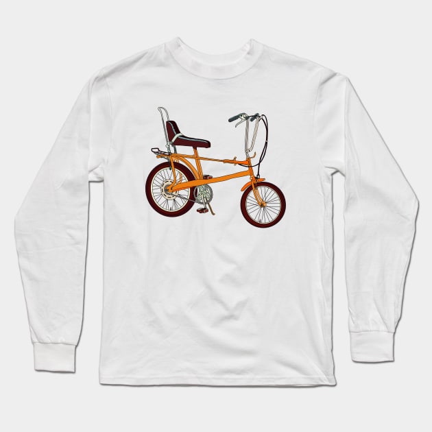 70's Children's Bicycle Long Sleeve T-Shirt by DiegoCarvalho